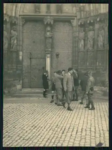 4x Foto Erfurt in Thüringen Partie am Dom und Severikirche 1938