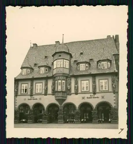 6x Foto Goslar am Harz, Marktplatz, Hotel Kaiserworth uvm. 1939