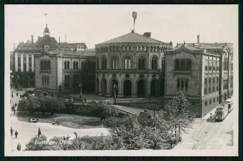 5x Foto AK alte Ansichtskarte Postkarte Oslo Norwegen diverse Ansichten