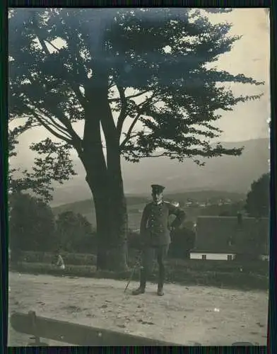 9x Foto Dorf im sächsischen Erzgebirgskreis Sachsen Grenze zu Tschechien 1915-20