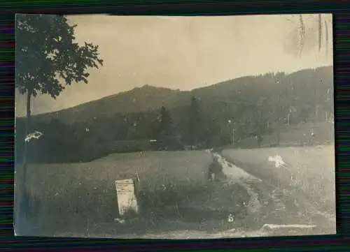 9x Foto Dorf im sächsischen Erzgebirgskreis Sachsen Grenze zu Tschechien 1915-20