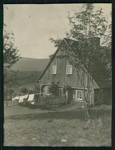 9x Foto Dorf im sächsischen Erzgebirgskreis Sachsen Grenze zu Tschechien 1915-20