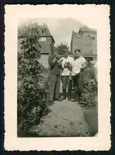 5x Foto Soldaten Wehrmacht Dorf bei Wiesbaden Hessen helfen Weinernte uvm. 1941