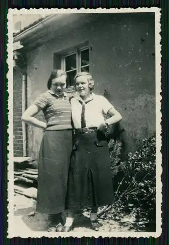 12x Foto Mädchen junge Damen mit Zöpfe Jungs Thüringen 1933-34