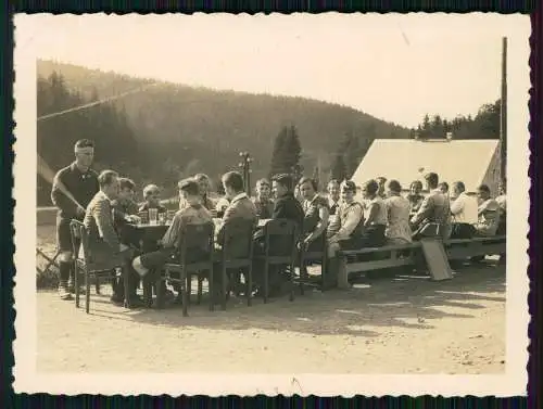 2x Foto Mortelgrund Sayda Erzgebirge Deutsche Jugendherberge Schulungslager 1934