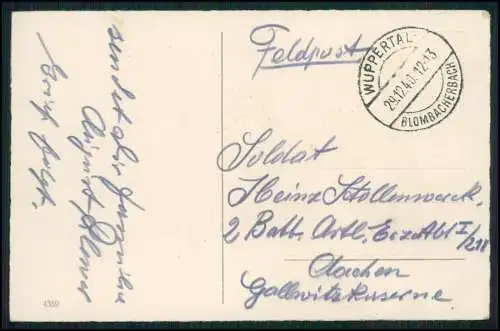 7x AK mit Blumen als Feldpost 1940-41 gelaufen