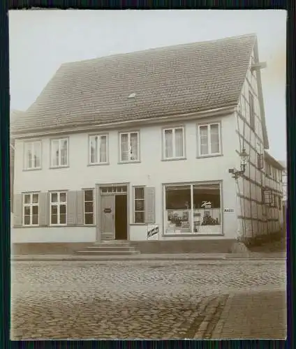 Foto Lübeck ? Geschäftshaus Werbung Maggie Hohlwein Ludwig Jgeha Kakao uvm 1925