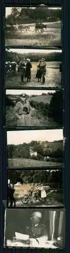 37x Foto 4x3cm Soldaten Wehrmacht im Einsatz Bahnhof uvm. 1938-41