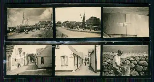 12x Foto 4x3cm kleine Dörfer Ortschaften Nordsee Nordfriesland Holstein 1936