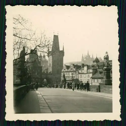 10x Foto Wehrmacht Prag Praha, diverse Ansichten 1939