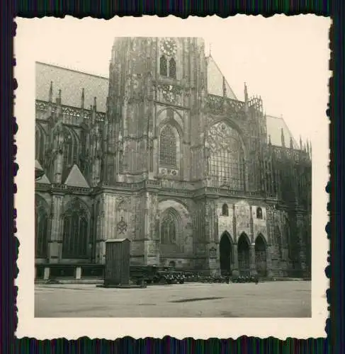 10x Foto Wehrmacht Prag Praha, diverse Ansichten 1939