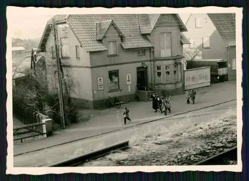 Foto Gaststätte am Bahndamm Werbung Union Bier weitere Info Rückseite