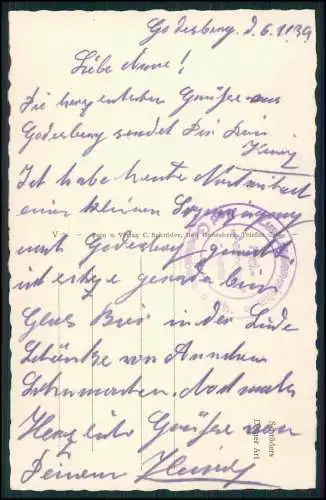 AK Bad Godesberg Bonn Rhein Zur Lindenwirtin, Ännchen, Godesburg im Hintergrund