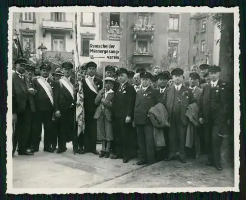 3x Foto Remscheid Männer Gesangverein in Frankfurt Main zum Sängerfest XI. 1932