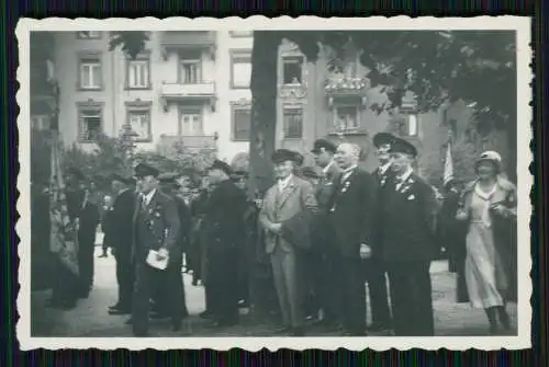 3x Foto Remscheid Männer Gesangverein in Frankfurt Main zum Sängerfest XI. 1932