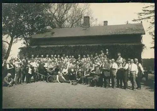 Foto 17x12 cm Hessenstein Himmelfahrt Ausflug 1922 Lustige Männer Gesellschaft