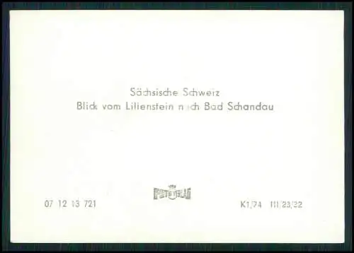 8x Foto Sächsische Schweiz Wehlen Königstein Bastei Felsen Schandau Elbtal