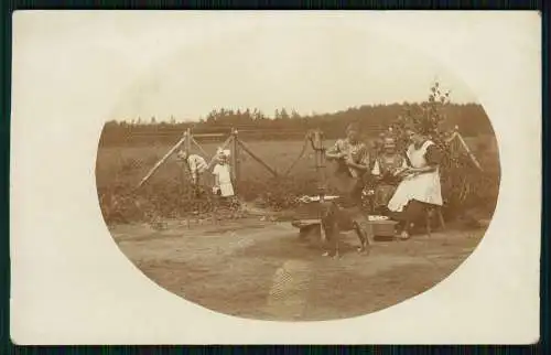 11x alte Foto AK unser Leben Zuhause Familie Tiere uvm diverse Aufnahmen 1910-20