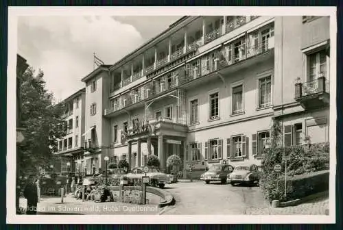 6x Foto AK Bad Wildbad Schwarzwald Hotel Quellenhof Enzpartie Beleuchtung uvm.