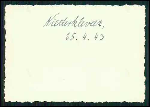 2x Foto Niederkleveez Bösdorf in Schleswig Holstein Straße am Gasthof 1943