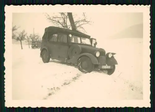 9x Fahrzeug WH-110850 Wehrmacht Unfall im Winter 1941 Fahrt Kassel Eisenach