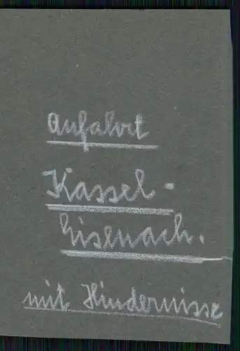 9x Fahrzeug WH-110850 Wehrmacht Unfall im Winter 1941 Fahrt Kassel Eisenach