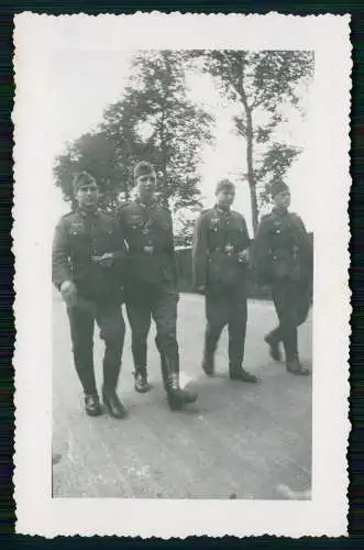 3x Foto Soldaten Wehrmacht Vormarsch Belgien 1940 info Rückseite