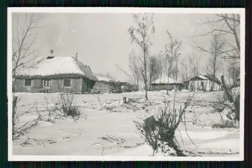 6x Foto Russland Soldaten Wehrmacht Winter in Hütten 1942