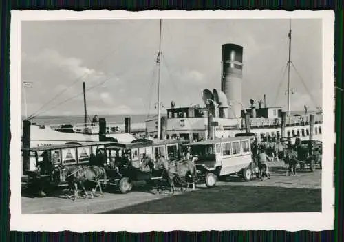 2x Foto Seebäderschiff Frisia I Reederei Norden-Frisia Nordseebad Norderney 1938