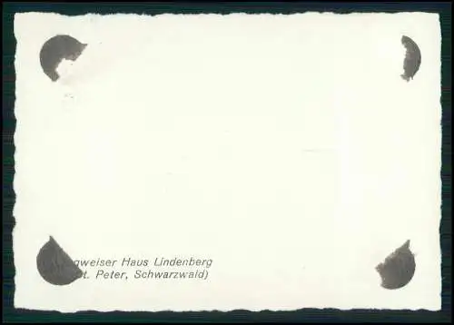 Foto Wegweiser Haus Lindenberg St. Peter Schwarzwald 1936-39