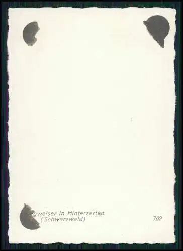 Foto Wegweiser in Hinterzarten - Glotterbad 35km St. Märgen-St Peter 1936-39