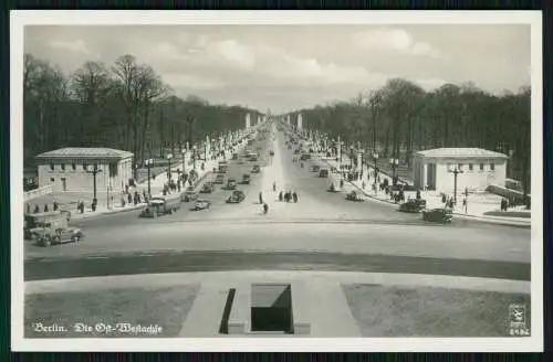 Foto AK Berlin Charlottenburg, Großer Stern, Ost West Achse um 1939