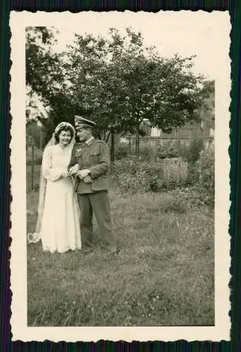 7x Foto Soldat Wehrmacht Hochzeit mit Braut uvm.