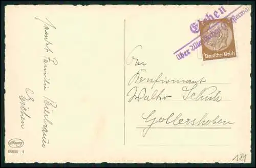 Foto AK Glückwunsch Konfirmation Konfirmand - Landpoststempel Westerwald 1934-36