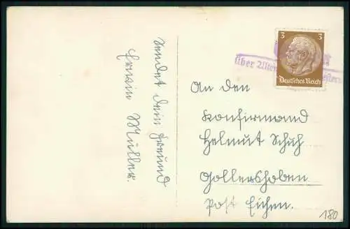 Foto AK Glückwunsch Konfirmation Konfirmand - Landpoststempel Westerwald 1934-36
