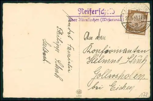 Foto AK Glückwunsch Konfirmation Konfirmand - Landpoststempel Westerwald 1934-36