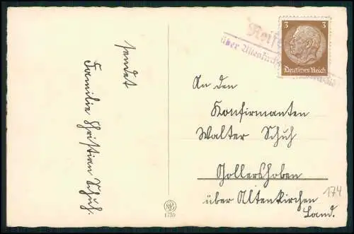 Foto AK Glückwunsch Konfirmation Konfirmand - Landpoststempel Westerwald 1934-36