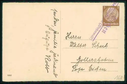 Foto AK Glückwunsch Konfirmation Konfirmand - Landpoststempel Westerwald 1934-36