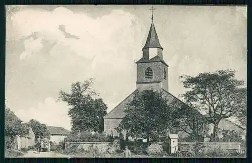 AK 1. WK Saulmory et Villefranche Meuse Kirche Straßenansicht deutsche Soldaten