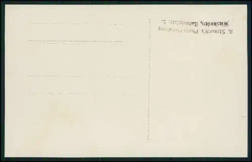 Foto AK Theater und Filmschauspieler Bühne Wiesbaden ? um 1930