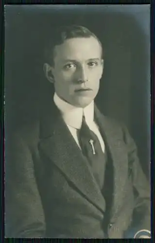 Echt-Foto AK Portrait Herr ... Theater- und Filmschauspieler Bühne ..... um 1930