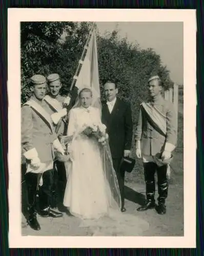 9x Foto Burschenschaft Studentika Hochzeit unter gekreuzten Klingen Kirche uvm.