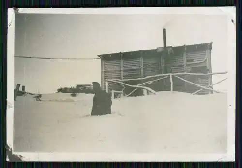 15x Foto Soldaten Wehrmacht Luftwaffe Weihnachten Baracke Winter viel Schnee