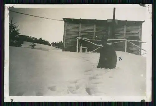 15x Foto Soldaten Wehrmacht Luftwaffe Weihnachten Baracke Winter viel Schnee