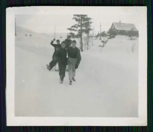 15x Foto Soldaten Wehrmacht Luftwaffe Weihnachten Baracke Winter viel Schnee