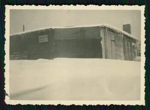 15x Foto Soldaten Wehrmacht Luftwaffe Weihnachten Baracke Winter viel Schnee