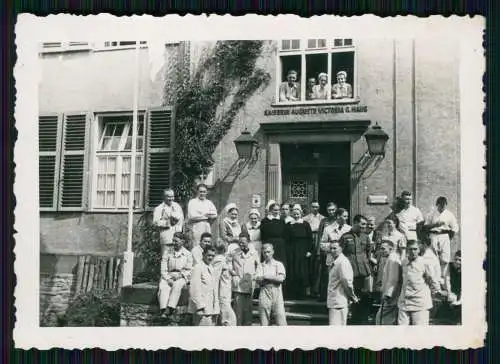 12x Foto Soldaten Wehrmacht Lazarett Kaiserin-Auguste-Viktoria G. Haus Berlin ?