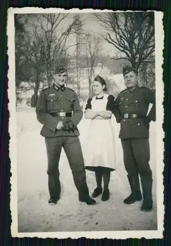 12x Foto Soldaten Wehrmacht Lazarett Kaiserin-Auguste-Viktoria G. Haus Berlin ?
