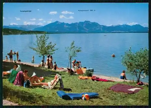 Foto AK Rasthaus am Chiemsee Fliegeraufnahme Eröffnet am 27. August 1937