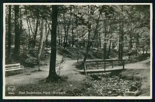 4x Foto AK Bad Suderode Quedlinburg im Harz diverse Ansichten 1942 gelaufen